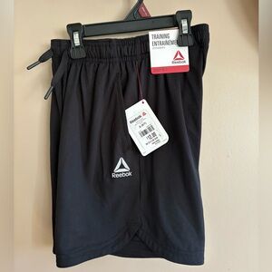 NWT Reebok Training Shorts Black size Small 6/7